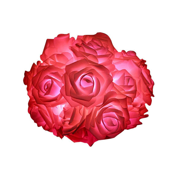 LED Rose Flower String Lights
